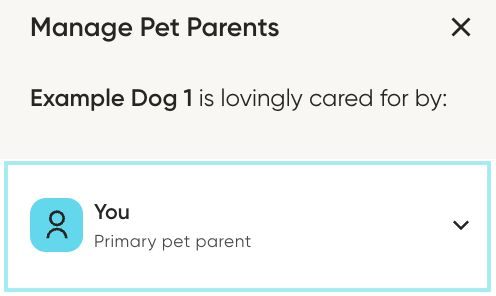 Click You to open the management menu. 